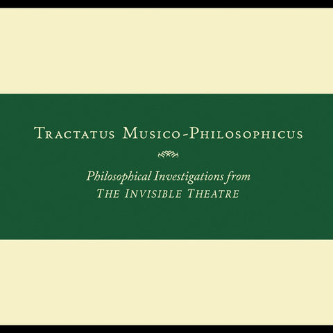 John Zorn - Tractatus Musico-Philosophicus-Philosophical Investigations from The Invisible Theatre ((CD))