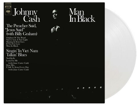 Johnny Cash - Man In Black (Limited Edition, 180 Gram Crystal Clear Vinyl) [Import] ((Vinyl))