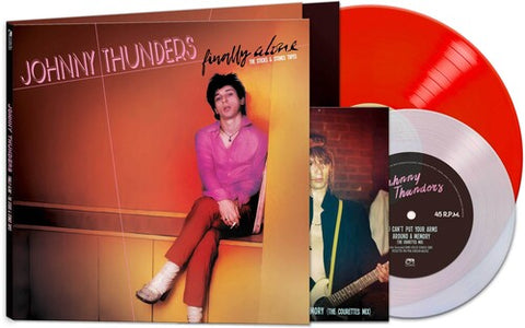 Johnny Thunders - Finally Alone - The Sticks & Stones Tapes - Red/ White ((Vinyl))