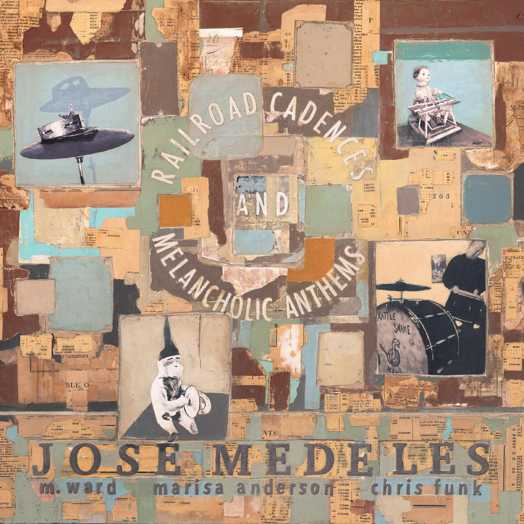 Jose w/ M. Ward Medeles - Railroad Cadences & Melancholic Anthems (CLEAR W/ BLACK SMOKE VINYL) ((Vinyl))