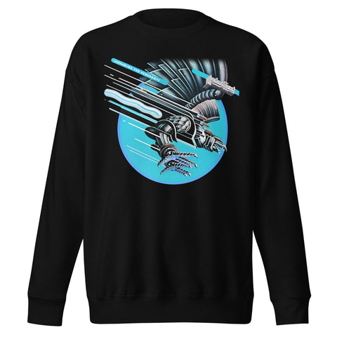 Judas Priest Neon Screaming Jumbo Print Sweatshirt