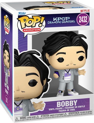 K-Pop Demon Hunters - Funko POP! Anime: KPop Demon Hunters - Bobby (KPDH) (Vinyl Figure, Collectible) ((Action Figure))