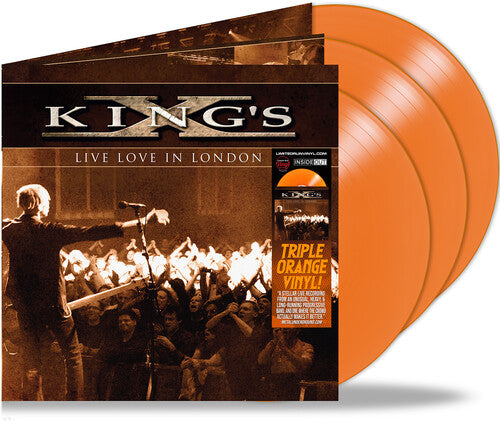 King's X - Live Love in London (Orange Colored Vinyl, Gatefold LP Jacket) (3 Lp's) ((Vinyl))