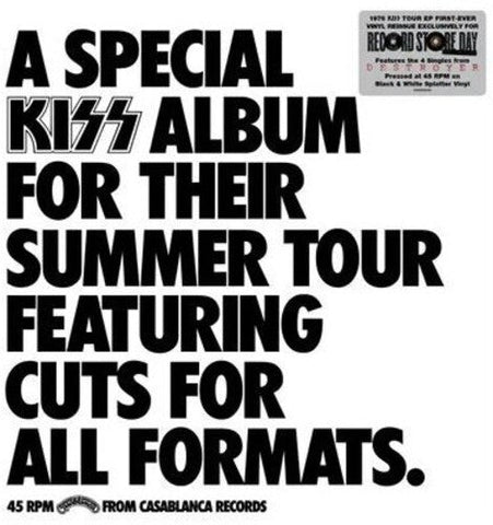 Kiss - A Special KISS Tour Album (RSD Exclusive, Extended Play, 45 RPM, Black & White Splatter Colored Vinyl) ((Vinyl))