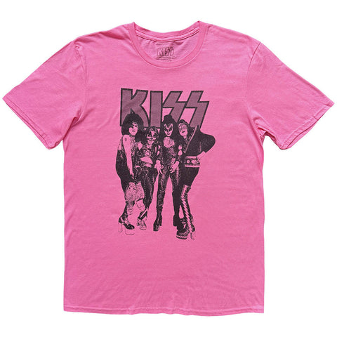 Kiss - Dressed To Kill T-Shirt - Pink ((Apparel))