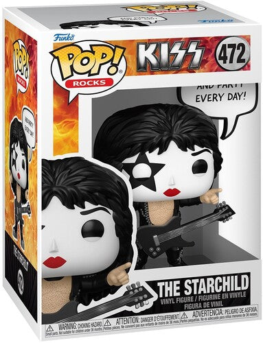 Kiss - Funko POP! Sayings: KISS - The Starchild, Rock & Roll All Night (Vinyl Figure, Collectible) ((Action Figure))