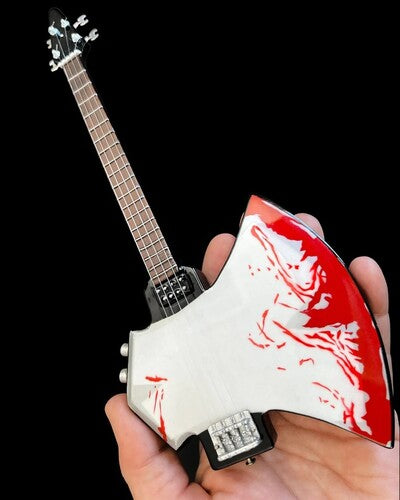 Kiss - Gene Simmons Kiss Signature BLOOD AXE Mini Bass Guitar Replica Collectible (Collectible, Figure) ((Action Figure))