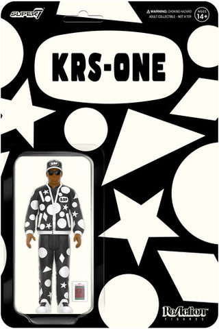 Krs-one - Super7 - KRS-One - ReAction Figures Wv2 - KRS-1 (Self Destruction) (Collectible, Action Figure) ((Action Figure))