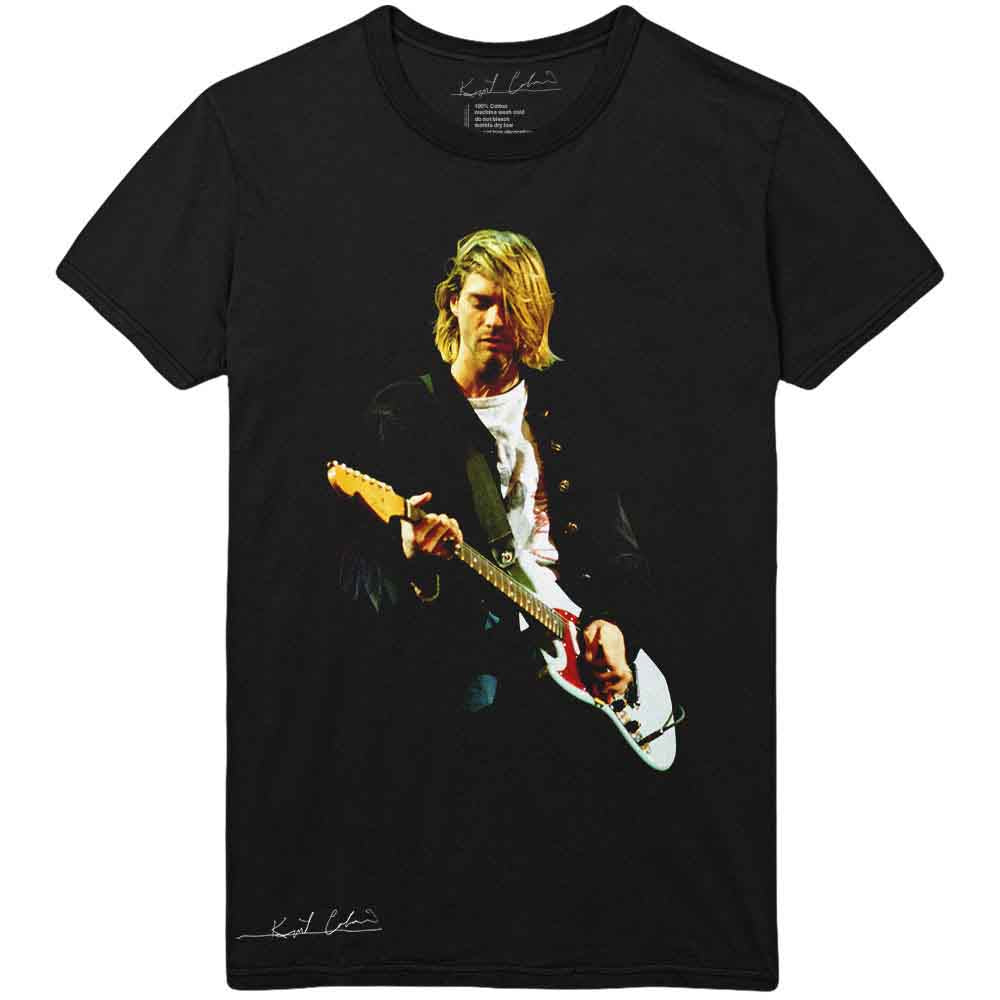 Kurt Cobain - Guitar Photo Colour ((T-Shirt))