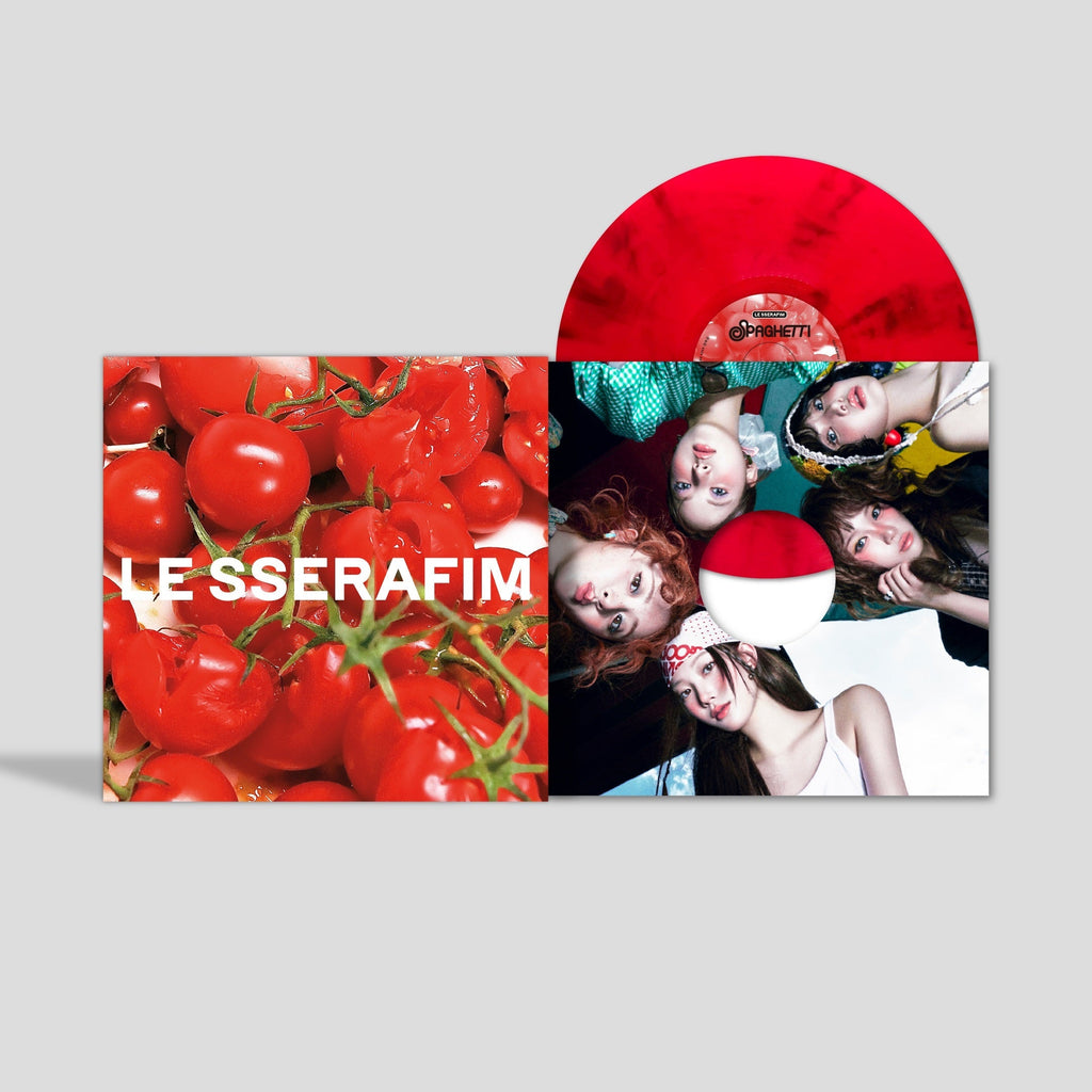 LE SSERAFIM - 1St Single Album "Spaghetti" (Indie Exclusive) [Tomato Red Vinyl] ((Vinyl))