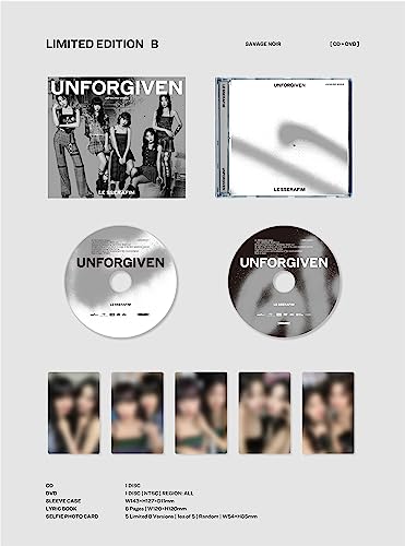 LE SSERAFIM - UNFORGIVEN [Limited Edition B] [CD+DVD] ((CD))