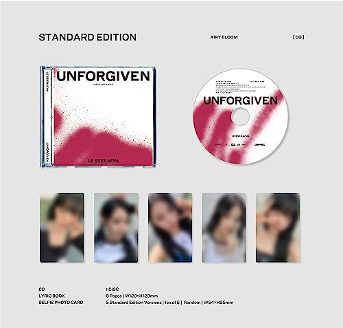 LE SSERAFIM - UNFORGIVEN [Standard Edition CD] ((CD))