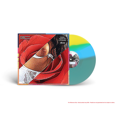 Lil Peep - California Girls (Tri-Color - Transparent Electric Blue + Sky Blue + Opaque Yellow) ((Vinyl))