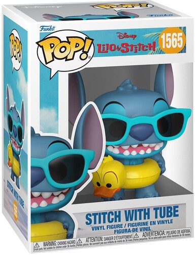 Lilo & Stitch - FUNKO POP! Disney: Lilo & Stitch - Stitch With Tube (Vinyl Figure, Collectible) ((Action Figure))