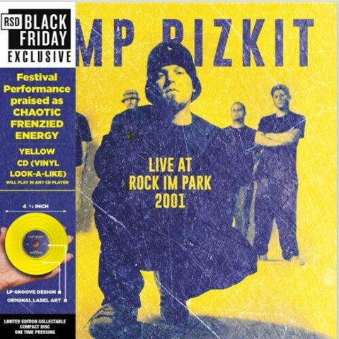 Limp Bizkit - Rock im Park 2001  (RSD11.24.23) ((CD))
