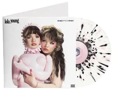 Lola Young - I'm Only F**king Myself: The "Blisters" Edition (Limited Edition, White with Pink And Black Splatter Colored Vinyl, Signed Insert) [Explicit Content] ((Vinyl))