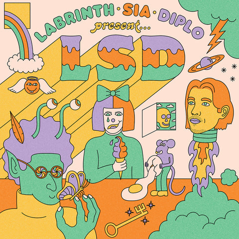 LSD Feat. Labrinth, Sia and Diplo - LSD (5th Anniversary Edition) (Colored Vinyl, Green, Anniversary Edition, Alternate Cover) ((Vinyl))