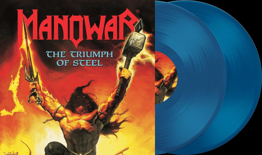 Manowar - The Triumph Of Steel (Limited Edition, Transparent Blue Colored Vinyl) [Import] (2 Lp) ((Vinyl))