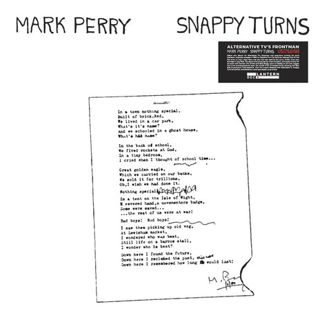 MARK PERRY - Snappy Turns ((Vinyl))