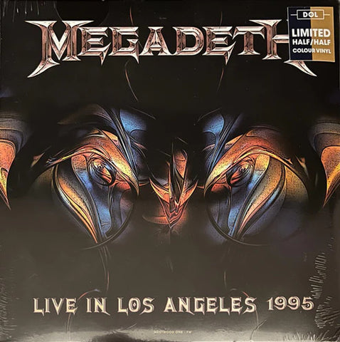 Megadeth - Live In Los Angeles 1995 (Limited Half-Half Royal Blue/Gold Vinyl) ((Vinyl))