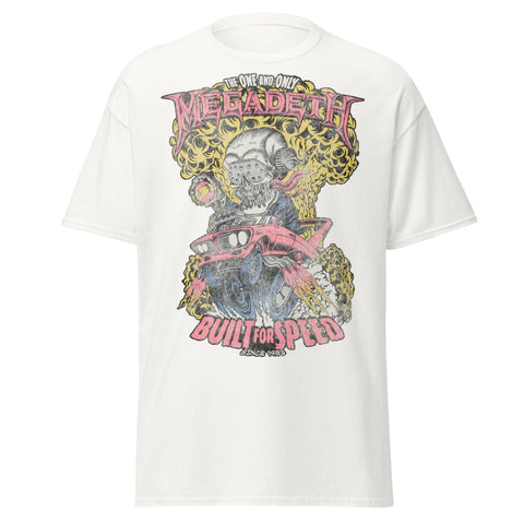 Megadeth - Vintage Built for Speed Jumbo Print T-Shirt