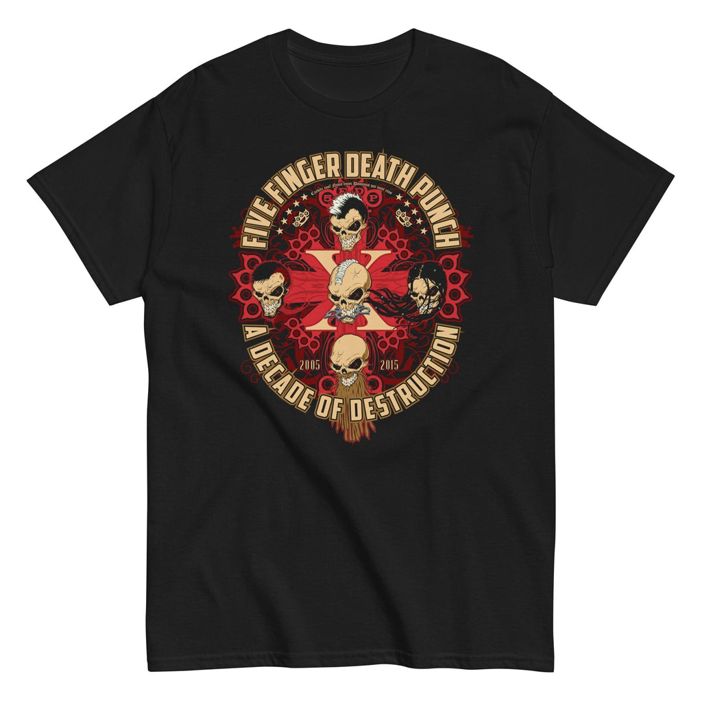 MerchMoment - Five Finger Death Punch - Decade of Destruction T-Shirt (())