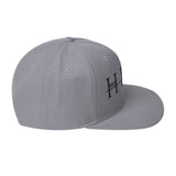 MerchMoment - HIM Classic Logo Grey Embroidered Snap Back Hat (())