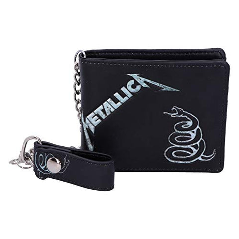 Metallica - Black Album Embossed Wallet With Chain ((Accessories))