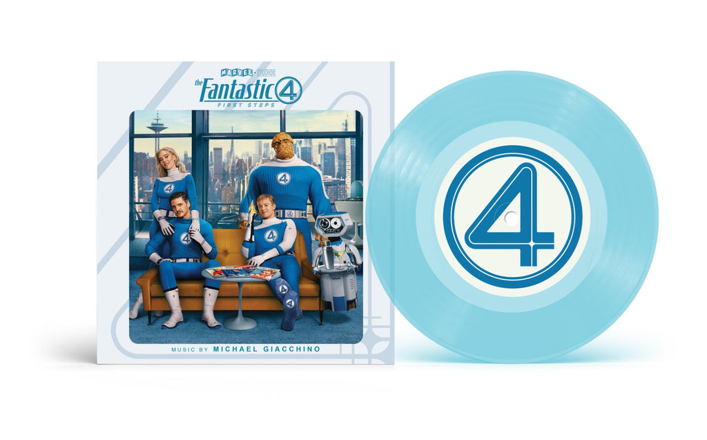 Michael Giacchino/Andrea Datzman - The Fantastic Four: First Steps Main Theme / Let Us Be Devoured [Blue 7" Single] ((Vinyl))