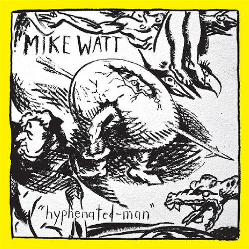 Mike Watt - Hyphenated-Man - Yellow & Black Marble ((Vinyl))