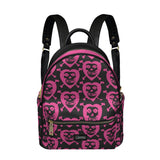 Misfits Hearts Mini Backpack- Vegan Leather