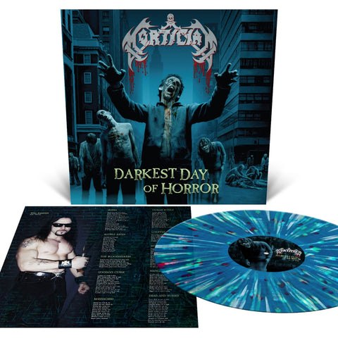 Mortician - Darkest Day Of Horror (Colored Vinyl, Sea Blue with Splatter) ((Vinyl))