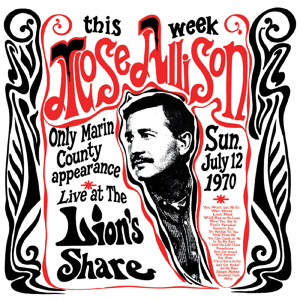 Mose Allison - Live at The Lion's Share July 12, 1970 (Remastered) [2LP] ((Vinyl))