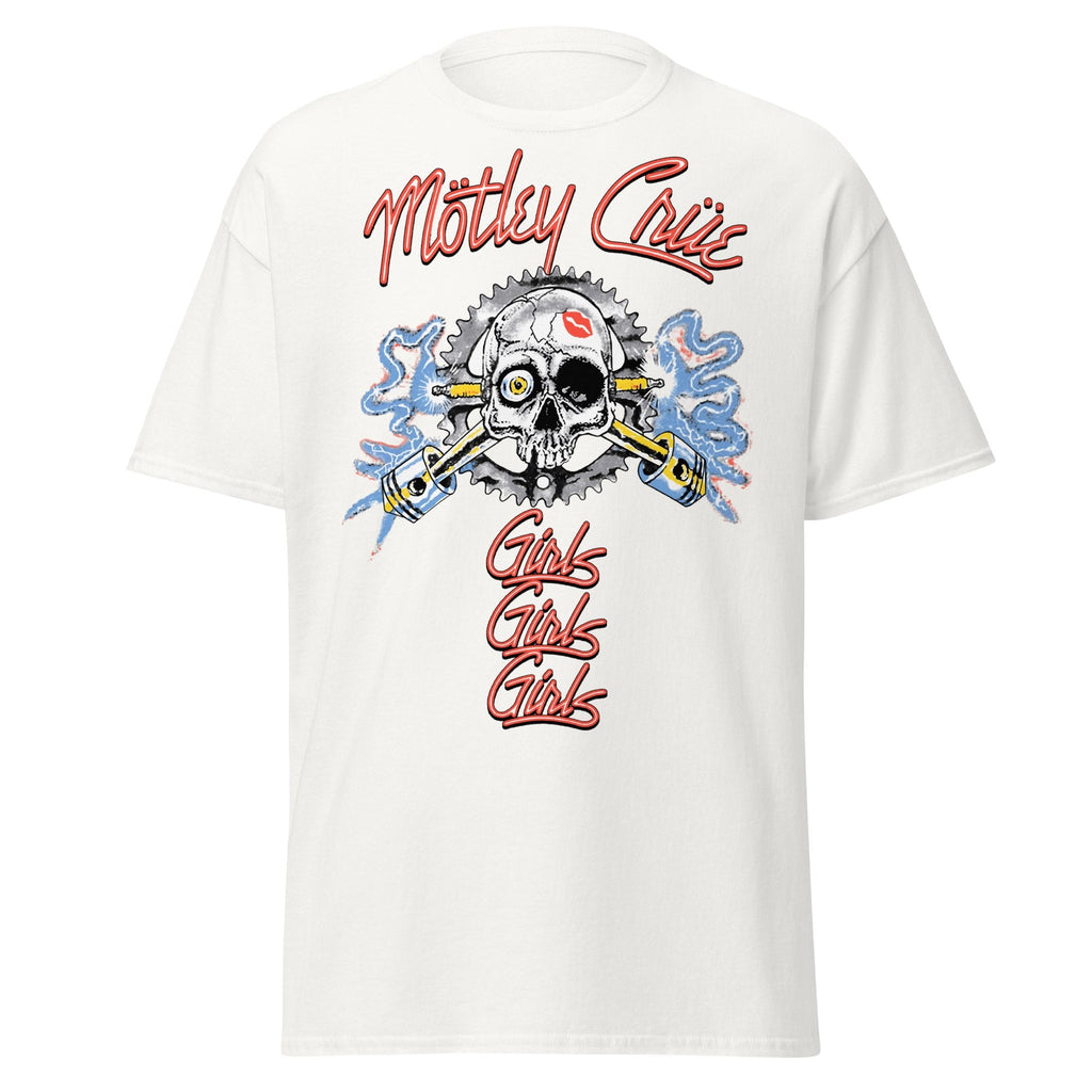 Motley Crue Girl's Skull Jumbo Print T-shirt