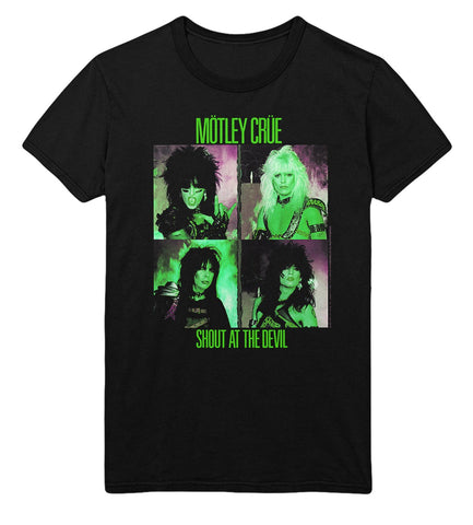 Motley Crue Green Shout T-Shirt