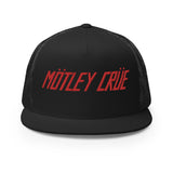 Motley Crue - Logo Flat Brim Trucker Hat