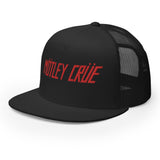 Motley Crue - Logo Flat Brim Trucker Hat