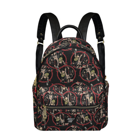 Motley Crue Mini Backpack- Vegan Leather