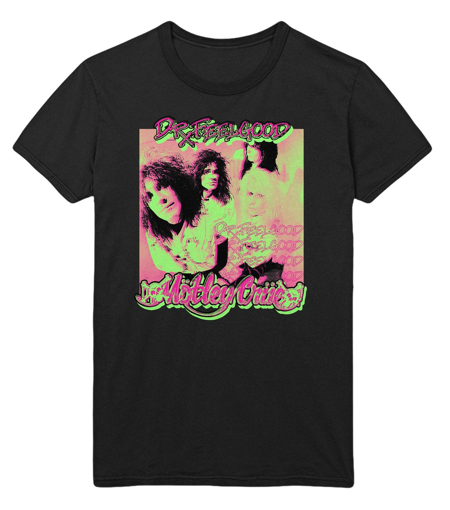 Motley Crue Neon Trip Dr. Feelgood T-Shirt