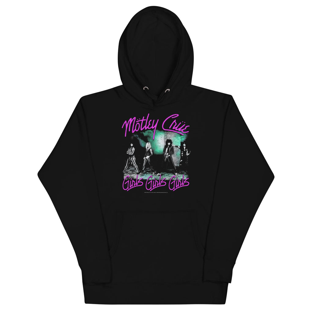 Motley Crue Pink Girls Classic Hoodie