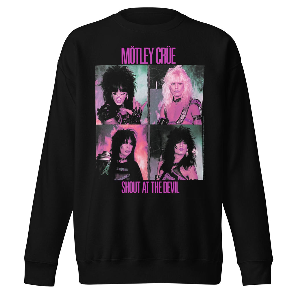 Motley Crue Pink Shout Jumbo Print Sweatshirt