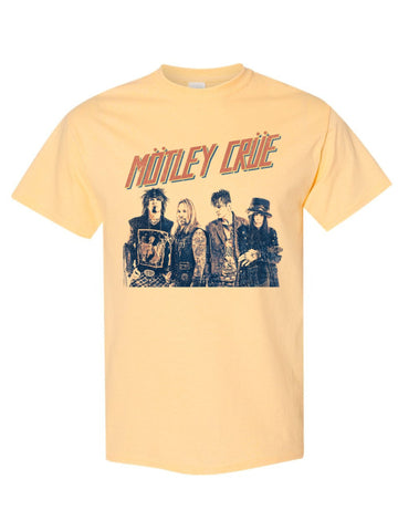 Motley Crue - Retro Boomin Jumbo Print T-Shirt