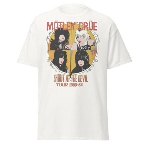 Motley Crue - Shout 83/84 Tour Jumbo Print T-Shirt