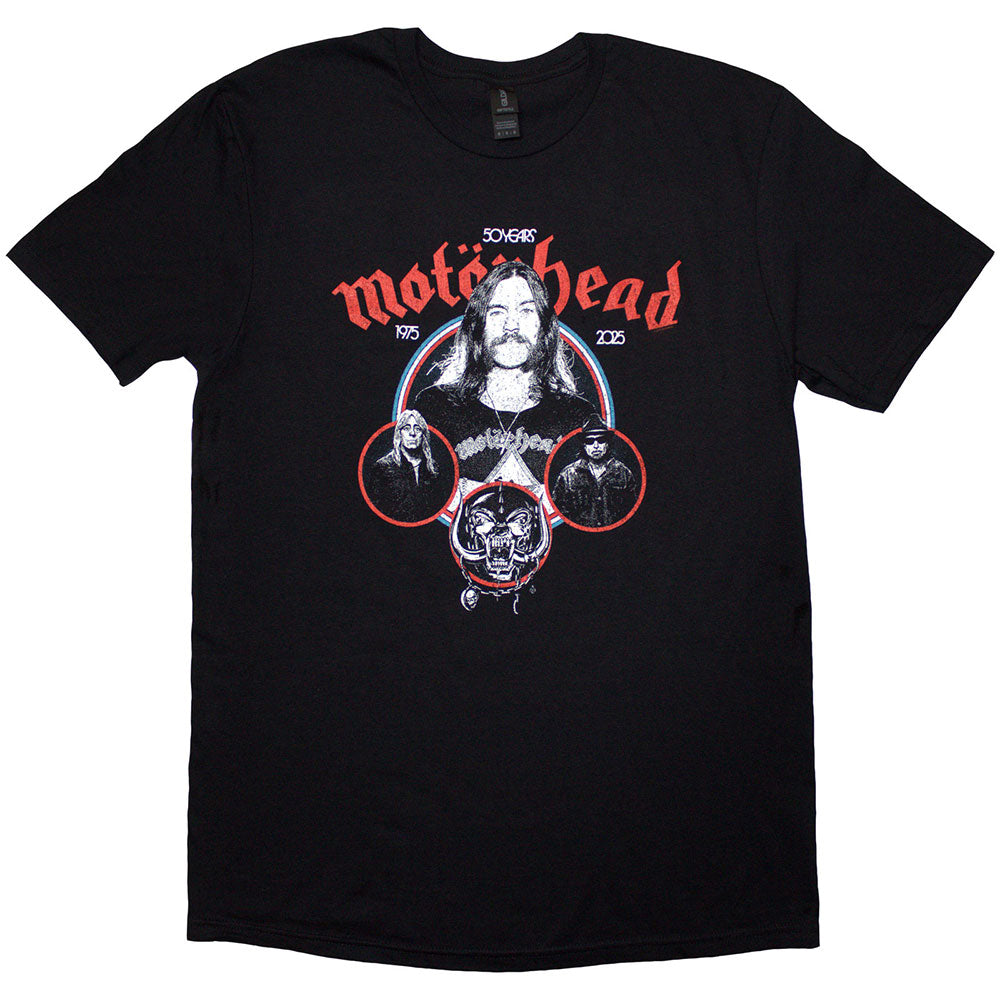 Motörhead - 50 Years Band Circles (()) Black