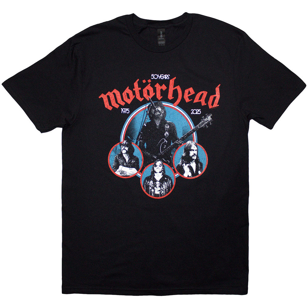 Motörhead - 50 Years Lemmy Circles (()) Black