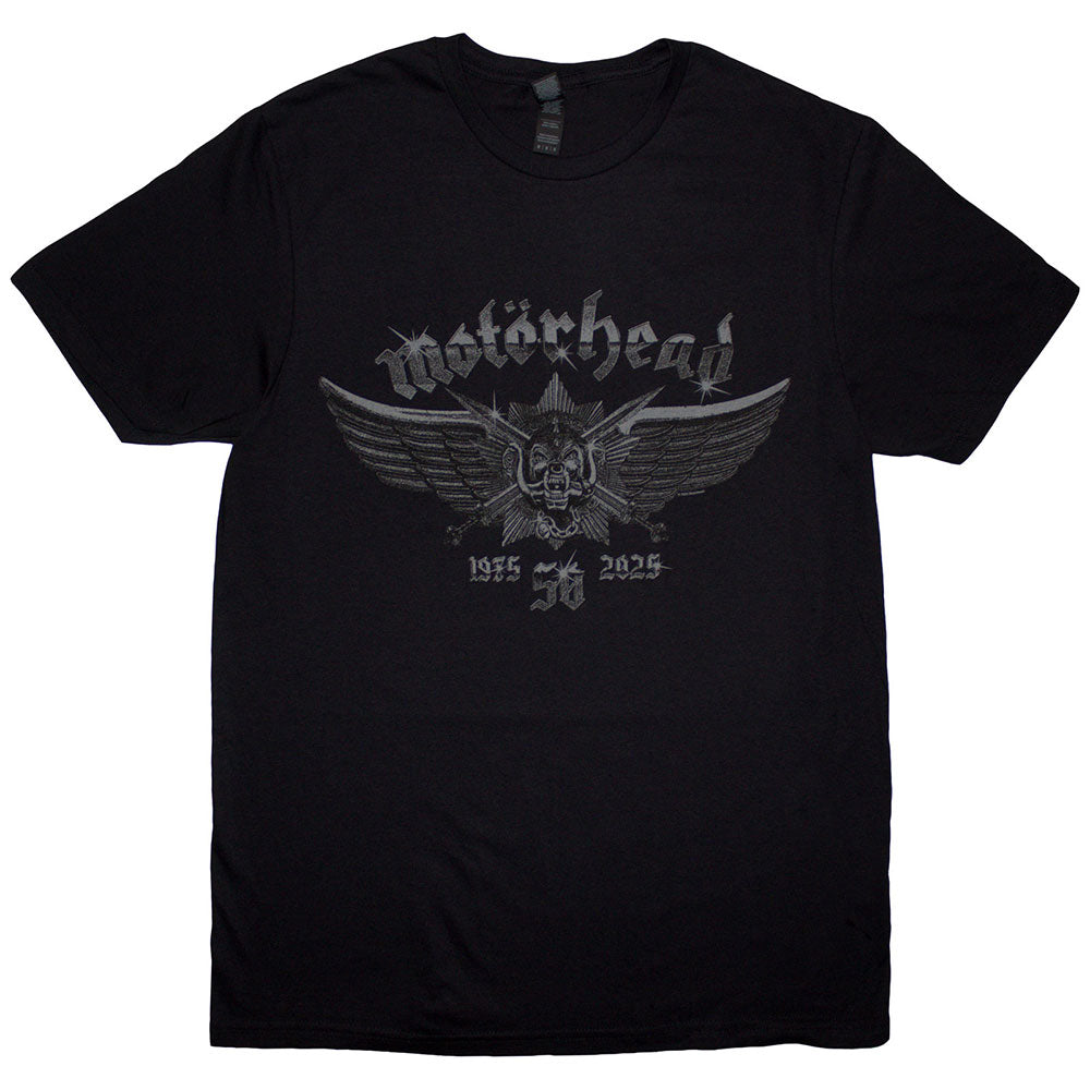 Motörhead - 50 Years Wings Badge (()) Black