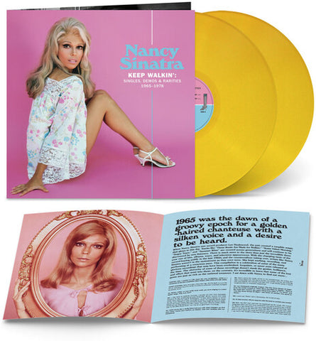 Nancy Sinatra - Keep Walkin': Singles, Demos & Rarities 1965-1978 (Colored Vinyl, Yellow, Booklet, Gatefold LP Jacket) ((Vinyl))