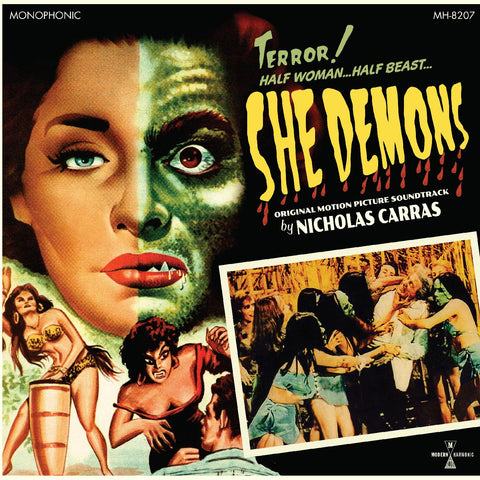 Nicholas Carras - She Demons Original Motion Picture Soundtrack (GREEN VINYL) ((Vinyl))