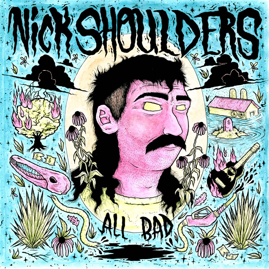 Nick Shoulders - All Bad (Transparent Pink Vinyl) ((Vinyl))