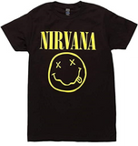 Nirvana Smiley Face Mens T-shirt